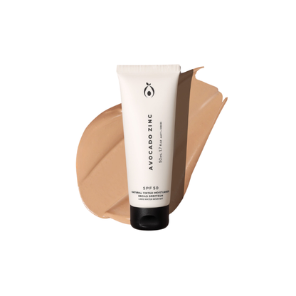 Avocado Zinc Sunscreen SPF 50 Natural Tinted